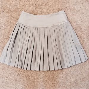 Silver William B ruffled skirt